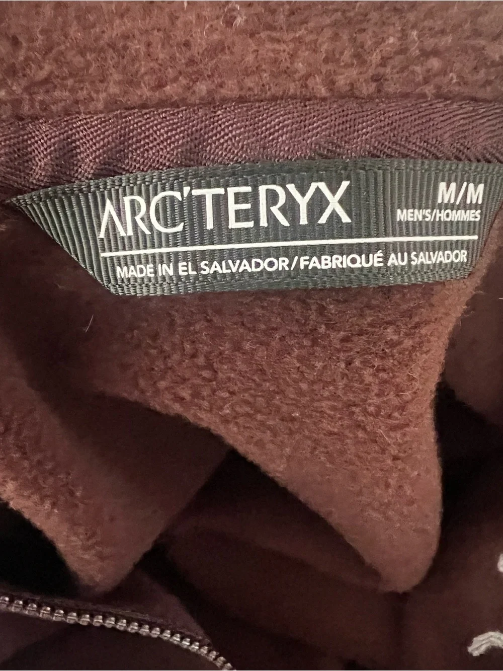 Arc'teryx Men's Kyanite Hoody Rhapsody burgundy  Size medium